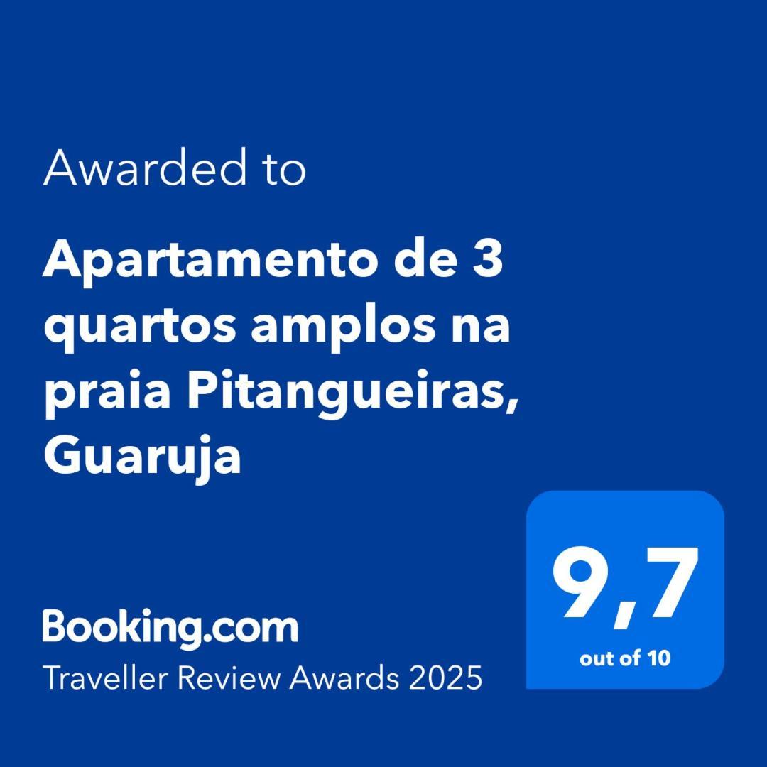 Apartamento De 3 Quartos Amplos Na Praia Pitangueiras, Guaruja Exterior photo